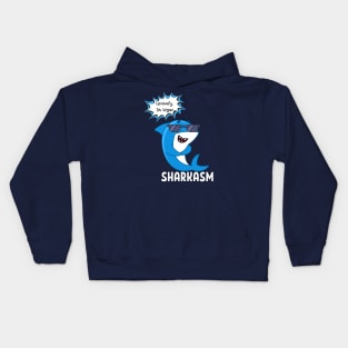 Seriously i'm vegan sharkasm Kids Hoodie